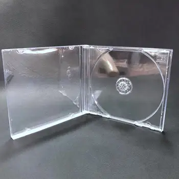 6pcs Plastmasas DVD Gadījumā, Portatīvie CD Storage Box CD Paketi Gadījumā, Izturīgs, DVD Kaste, lai Mājas Kino Veikals (Izlases)
