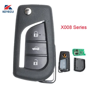 XHORSE angļu Versija Universālā Tālvadības Atslēgu Fob 3 Pogu VVDI Galvenais Instruments ,X008 Sērija