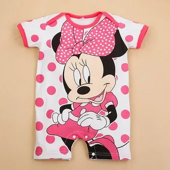 Mickey Bērnu Kombinezonus Disney Zīdaiņu Jumpsuits Tērpiem Jaundzimušais Meitene Drēbes, Zēns Apģērbu Roupas Bebe Minnie Kids Apģērba
