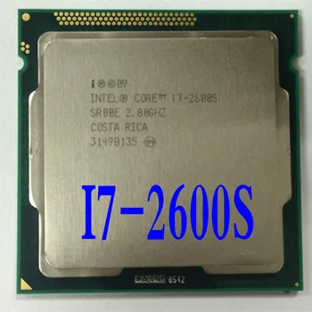Lntel i7 2600S centrālais PROCESORS Procesors Quad-Core 2.8 Ghz /L3=8M/65W LGA 1155 CPU Desktop (darba Bezmaksas Piegāde)