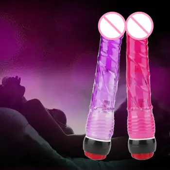 Sievietes Reāli Liels Viltus Penis, Dildo Vibratoru Anālajā Plug G-spot Massager Masturbācija Klitora Stimulators Pieaugušo Seksa Rotaļlietas