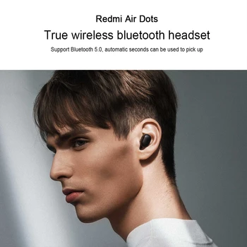 Xiaomi Redmi AirDots 2 Bezvadu Bluetooth 5.0 Uzlādes Austiņas In-Ear stereo bass Austiņas AI Kontroles Izdevumi Bezvadu Earbuds