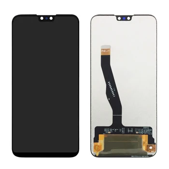 Sākotnējā Pārbaudīta LCD Displejs Priekš Huawei Y9 2019 Displejs LCD skārienekrāna Digitizer Par Huawei Y9 Ministru 2019 lcd ar rāmi