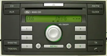 Auto Aux Audio 3,5 mm Jack Ieejas Adaptera Kabeli Automašīnas Kabeļa Savienotājs Piederumi Mondeo Ford Fiesta Stereo 6000CD Ipod, MP3