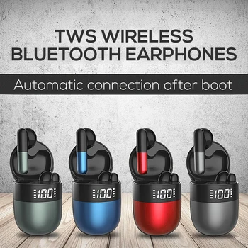 JAUNU TWS Sporta Bluetooth 5.0 Bezvadu Austiņas Trokšņu Slāpēšanas HIFI HD Stereo Ūdensizturīgs Ar Mic Touch Contorl Austiņas