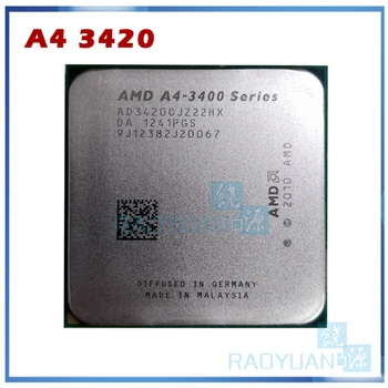 AMD A4-Series A4-3420 A4 3420 2.8 GHz Dual-Core CPU Procesors AD3420OJZ22HX Socket FM1