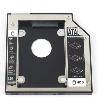 WZSM 12.7 mm SATA 2 HDD, SSD Cieto Disku Caddy DELL N4040 N4050 N4030 M4010