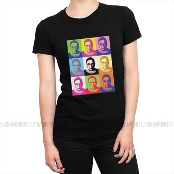 Ruth Bader Ginsburg RBG Feministu T-krekls Sievietēm Tshirt Modes Tee Krekls Topi Pamata Apaļu Kakla Sieviešu Apģērbu Plus Lieluma