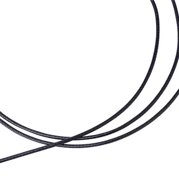 100yards/roll 1mm korejas Vasks Poliestera Auklas Diegi String Siksnu DIY Rotaslietu izgatavošana Secinājumi Frēzēšana Virvi, Melna Krāsa