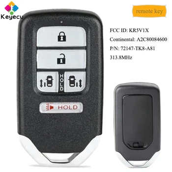 KEYECU Smart Remote Auto Atslēgu Ar 5 Pogām 313.8 MHz - FOB Honda Odyssey 2016 2017 2018 FCC ID: KR5V1X A2C80084600
