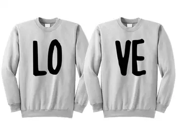 Sugarbaby Mīlestība Pāris sporta Krekls Cute Pāris Džemperis Matching Pāris Apģērba Valentine Dāvanu Jubilejā Dāvanu Augstas kvalitātes Tops