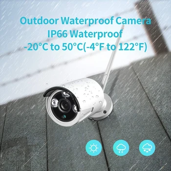 HeimVision 1080P Drošības Kameru 8CH Bezvadu Mājas Monitors Kamera HMB41MQ/HMB43MQ Ūdensizturīgu IP66 Kustības Signāls