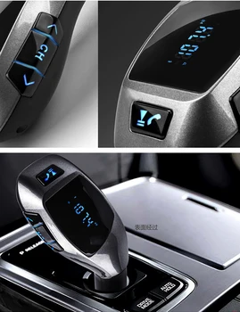 Siparnuo X5 Bluetooth Automašīnas Komplektu ar Automašīnas MP3 Atskaņotājs, Bluetooth, FM Raidītāju Austiņas ar FM Raidītāju Tālruņa Bluetooth Transmisor