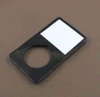 1pc Melns Balts Plastmasas Priekšējais Faceplate Mājokļu Lietu Vāku ar Objektīvu Logu iPod 5th Video 30GB 60GB 80GB