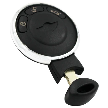 3 Pogu Smart Auto Atslēgu 868MHz ID46 Čipu CAS Sistēma BMW Mini Cooper S Smart Inteliģento Atslēgu, FCC ID: KR55WK49333 Neslīpēts Asmens