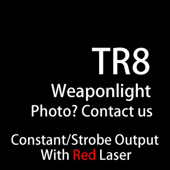 Taktiskā TLR Fullsize LED Gaismas Ieroci Ar Sarkanu Lāzera Aktuāli Pistole Medību Gloks 1 8 Lāzera Gaismiņa