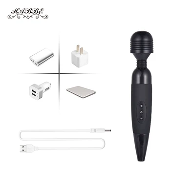 10 Ātrumiem G Spot Vibrators Sievietes Klitora Stimulators USB Papildināt Zizli AV Vibrators Massager Dildo Dzimuma Pāriem Veikals