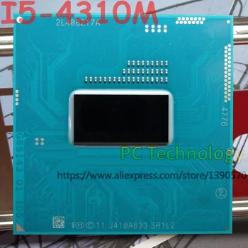 Oriģinālā Intel Core I5-4310M CPU I5 4310M SR1L2 procesors FCPGA946 2.70 GHz-3.40 GHz L3=3M divkodolu bezmaksas piegāde