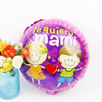 18inch spāņu Te amos balon mīlestību, Folija Baloni, feliz cumpleanos Dzimšanas dienas svinības Dekoru baloes bērnu rotaļlietu Mātes Dienas Dāvanas 10pcs