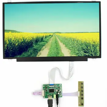 HDMI LCD LED EDP mini Kontrolieris valdes vadītāja displejs B140RTN03.0 1600X900 monitora panelis