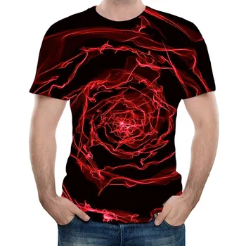 UNEY Virpuļot Krekls MUMS Lielums Grafiskais T Krekls Jaunums 3D Drukas T Vīrieši/Sievietes ar Īsām piedurknēm Apaļu kakla Topi La Tees
