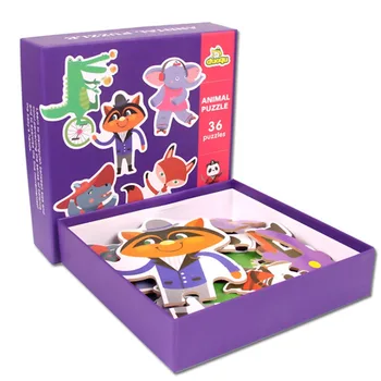 Bērnu Koka Dzīvnieku Izziņas Puzzle Ziemassvētku Dāvanas Bērnu Mācīšanās Un Izglītība Puzzle Rotaļlieta Augļu Mācību Izglītības Rotaļlieta