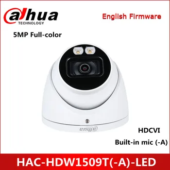 Dahua 5MP Pilna krāsu Starlight HDCVI Ābola Kamera HAC-HDW1509T(-A)-LED 40 m LED attālums