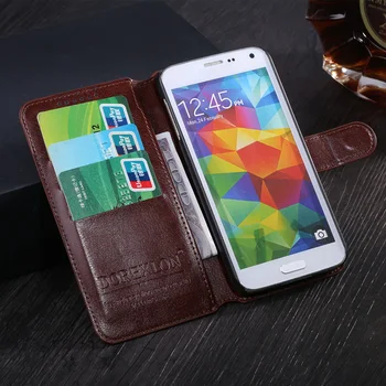 Flip Case for LG K4 2017 M160 Segtu Somas Retro Ādas Maks gadījumā Aizsardzības kartes turētāju Grāmatu stila Magnētisko Telefona Apvalks