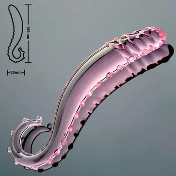 Stikla Dildo Butt Plug Hippocampus Anālais Tausteklis Teksturētu Seksa Rotaļlietas Maksts Gspot Pieaugušo Produkts Sievietēm, prostatas aizraujošs Puses