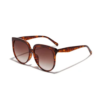 2019. gada Vasarā Sievietēm Retro Saulesbrilles Kārta Plašu UV 400 Saulesbrilles Moderns Lielgabarīta Saulesbrilles