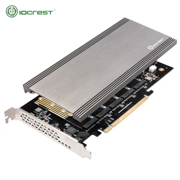 IOCREST PCIe 3.0 5 M. 2(SATA ) B - Ievadiet Kartes Atbalsts 2280, 2260, 2242 un 2230 Izmēra