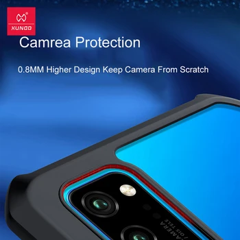 Par Huawei Honor V30,V30 Pro,V40,V20 Xundd Caurspīdīgu Vāciņu Mīksto Atpakaļ Aprīkots Aizsardzības Apvalks Drošības Spilvens Par Godu V30 Gadījumā