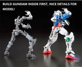 Sākotnējā Gundam Modelis RG 1/144 00 paplašinātajā ietekmes novērtējumā GN-001 GUNDAM EW Tiesiskuma, Brīvības 00 Likteni Bruņas Unchained Mobile Suit Bērniem Rotaļlietas