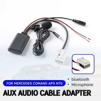 Bluetooth Aux Uztvērēju Mercedes Benz W169 W245 W203 W209 W164 Kabeļa Adapteris ar Mikrofonu Bezvadu Interfeiss, Aux