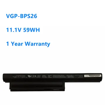 Jaunu VGP-BPS26 Klēpjdatoru Akumulatoru SONY VAIO BPL26 BPS26 VGP-BPL26 VPCEH16EC VPCEL15EC SVE141 11.1 V 59WH/5300mAh