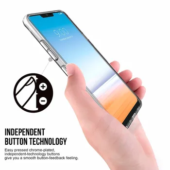 TOIKO Chiron Mīksto TPU Grūti PC Bruņas Aizsardzības Gadījumā, par LG G7 ThinQ Pārredzamu Triecienizturīgs Apvalks Hibrīda Mobilā Tālruņa Aizmugurējo Vāciņu