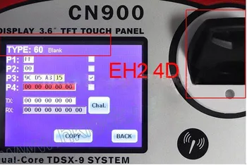 EH2 Cloneable Elektronisko Čipu Kopēt 4D Mikroshēmu TANGO (TP06/19)