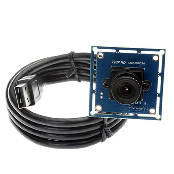 ELP Mini 720p Webkamera USB Kameras Modulis 1.0 Megapikseļu CMOS OV9712 HD Bezmaksas draiveri rūpniecības Kameru Mašīnu Redzi, 3d printeri