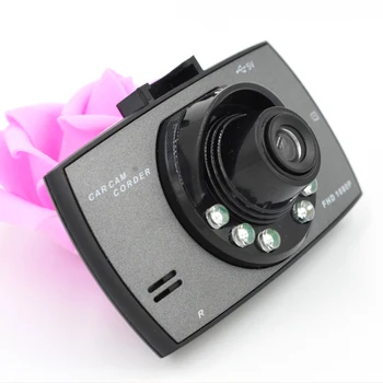 Pilna 720P Dash Cam DVR Dash Kamera Auto Video Reģistratoru DVR Kamera Dashcam 90° Platleņķa Ierakstīšanas Nakts Redzamības 2,4 collu Kamera
