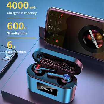 CUFOK TWS Bluetooth Austiņas HiFi Bass Stereo Earbuds Touch Taisnība Bezvadu Sporta Austiņas Spēļu Austiņas Ar Uzlādes Gadījumā