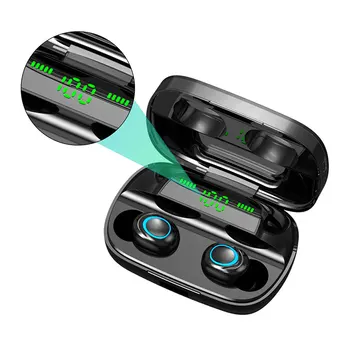 S11 TWS Touch Kontroli Sporta Austiņas 3500mAh LED Bluetooth Bezvadu Austiņas Austiņas Earbuds Trokšņu slāpēšanas Austiņas Austiņas