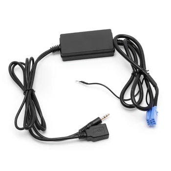Auto Audio MP3 Interfeisa Adapteri CD Mainītājs AUX, SD, USB Datu Kabelis Mini 8P VW Skoda