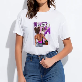 Vogue Estētisko Sieviešu T-krekli Jaunu 2020. Gada Vasaras rudens dāma Drukāt Brīvs T-krekls Meitenēm Studentu Streetwear Gadījuma Dāma Tees Tshirt