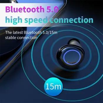 1Pc HM50 TWS 2In1 Bluetooth5.0 Bezvadu Austiņas, Brīvroku Earbuds Aproce Aproce Jaunas