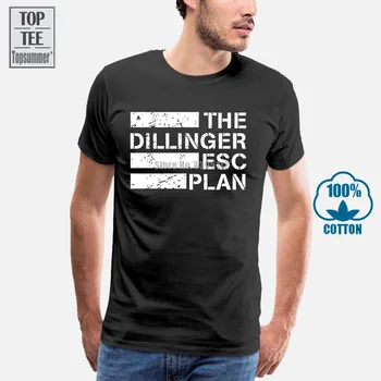 The Dillinger Escape Plan T Krekls Vīriešu T-Krekls Vīriešiem Zīmolu Pasūtījuma Logo Hip Hop T-Krekli Iespiests T-Krekli, Sieviešu T Krekls Melns Tshirt